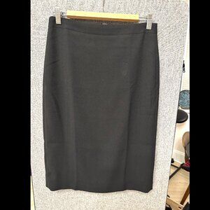 NWT J.Crew 365 Crepe Pencil skirt BLACK Size 4